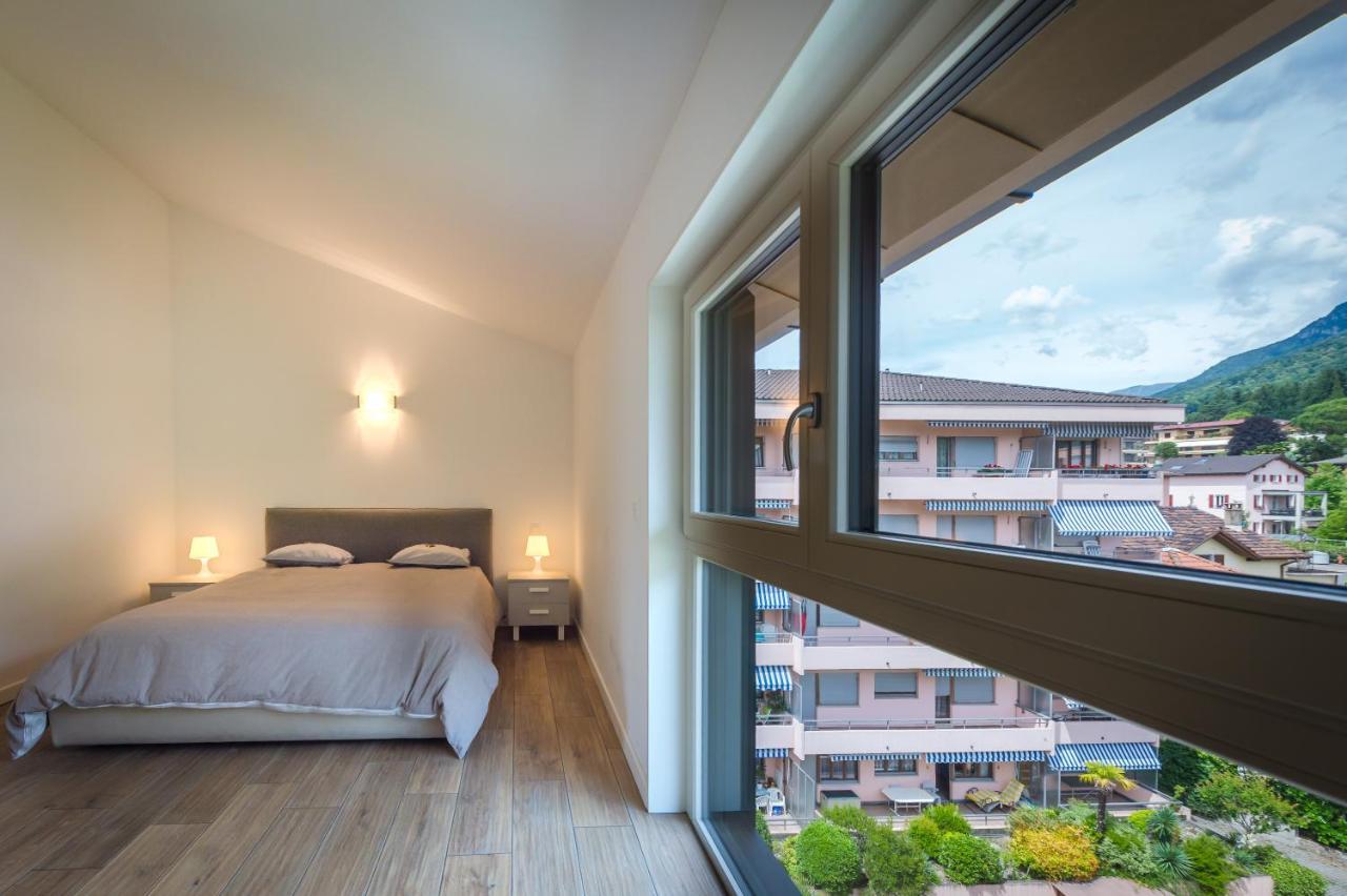 Modern Apartment In 盧加諾 外观 照片
